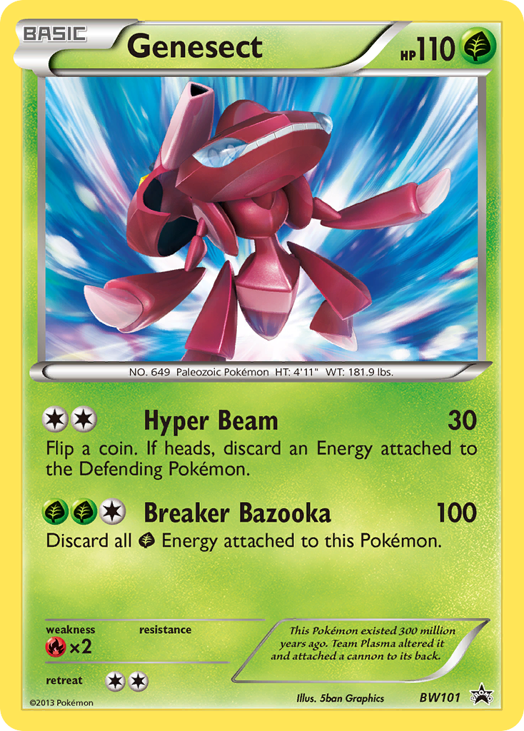Black & White Promo Genesect #101